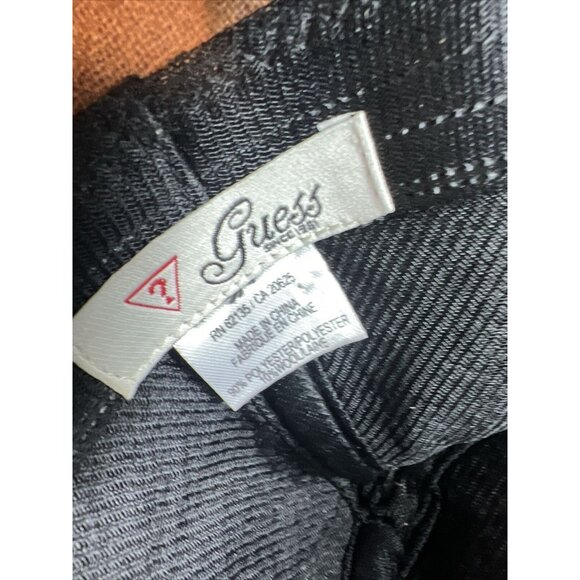 Guess Brown Wool Gold Chain Accent Floppy Brim - Picture 6 of 6